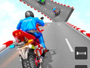 Mega Ramp Stunt Moto - Fun 3D Driving Game Arcade Game