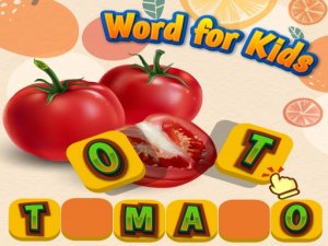 Fruits and Vegetables Word Puzzle Game - Word Game