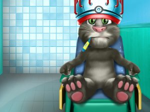 Talking Tom Surgeon Game Kids Doctor Game
