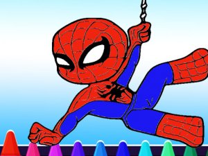 Spiderman Coloring Game Online - Kids Coloring Game