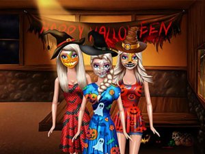 Spooky Halloween Dolls Dress Up Game - Dress Up Game