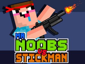 Mr Noobs vs Stickman Online Strategy Game