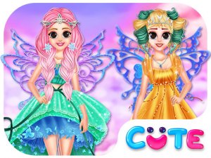Princess In Colourful Wonderland Online Dress Up Game