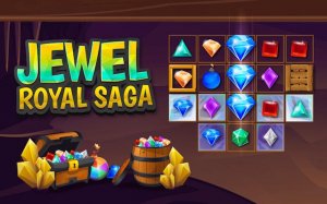 Jewel Royal Saga: Match 3 Puzzle Online Game - Puzzle Game